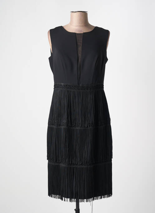 Robe mi-longue noir SONIA PENA pour femme