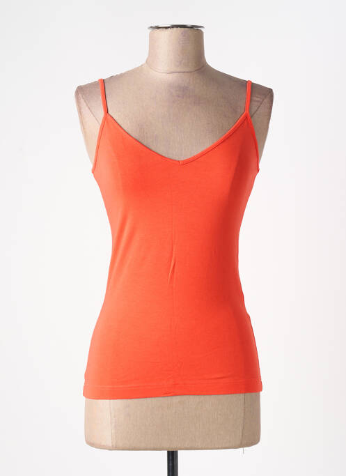 Top/Caraco orange BLEU BLANC ROUGE pour femme