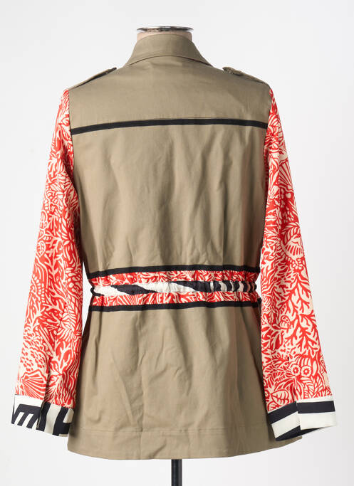 Veste casual vert BLEU BLANC ROUGE pour femme