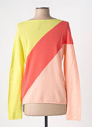 Pull coupe droite manches longues rose MARC CAIN femme