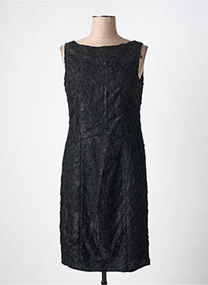 Robe mi-longue sans manche sans manche noir CHRISTIE DE LA RUE femme