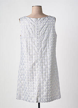 Robe courte sans manche sans manche gris LUNA 24 femme
