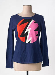 Pull coupe cintrée manches longues bleu MARC CAIN femme