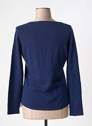 Pull coupe cintrée manches longues bleu MARC CAIN femme