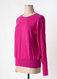 Pull resserrée sur le bas manches longues rose ZAPA femme