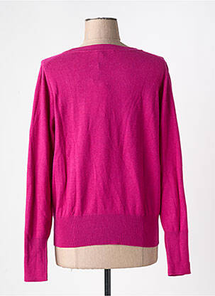 Pull col rond manches longues rose ZAPA femme