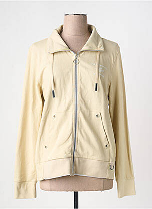 Veste casual col chemisier beige AERONAUTICA femme