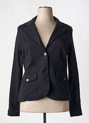 Blazer coupe cintrée noir AERONAUTICA femme