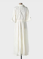Robe longue blanc AERONAUTICA femme seconde vue