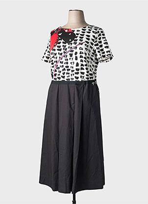 Robe mi-longue noir AIRFIELD femme