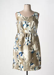 Robe mi-longue vert LUNA 24 femme seconde vue