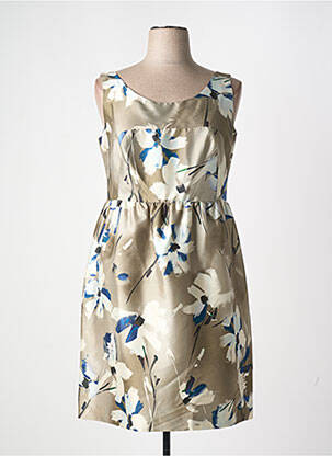 Robe mi-longue vert LUNA 24 femme