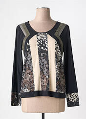 T-shirt noir BLEU BLANC ROUGE femme seconde vue