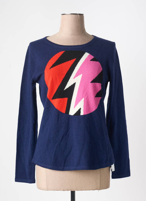 Pull coupe cintrée manches longues bleu MARC CAIN femme