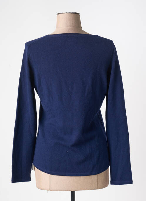 Pull coupe cintrée manches longues bleu MARC CAIN femme