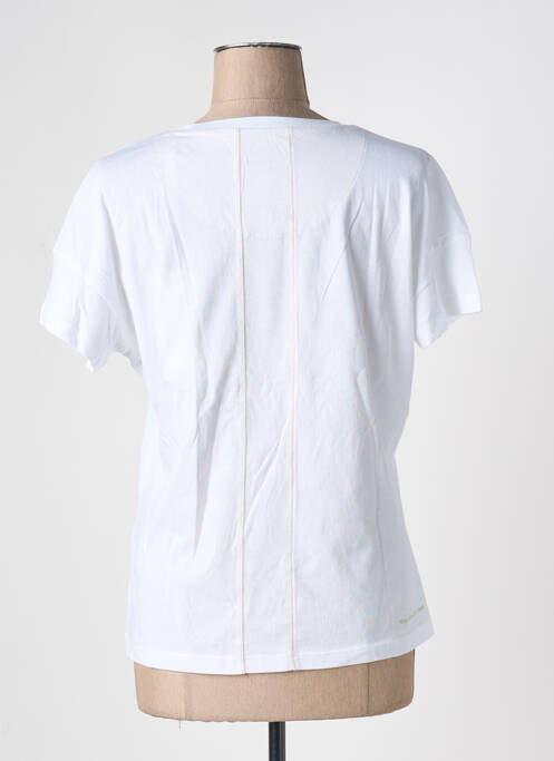 T-shirt coupe cintrée manches courtes blanc AERONAUTICA femme