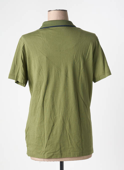 Polo broderie manches courtes vert AERONAUTICA femme