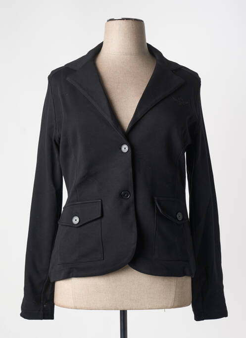 Blazer coupe cintrée noir AERONAUTICA femme