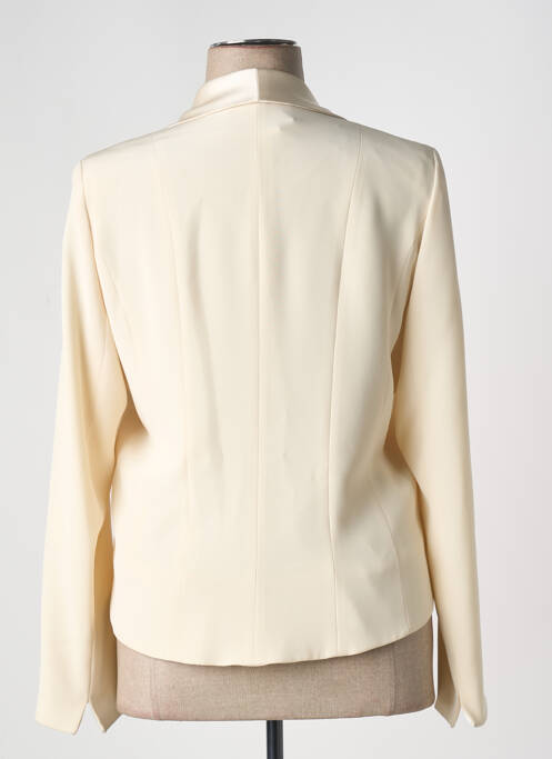Blazer coupe cintrée beige CHRISTIE DE LA RUE femme