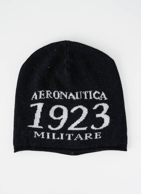 Bonnet noir AERONAUTICA homme