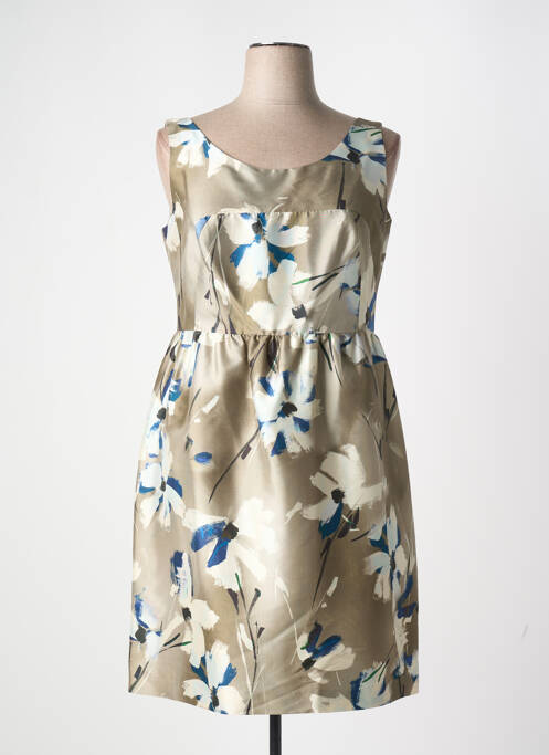 Robe mi-longue vert LUNA 24 femme