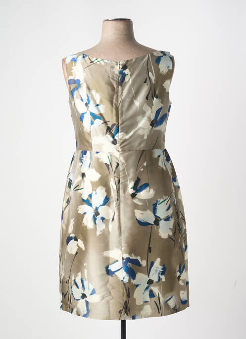 Robe mi-longue vert LUNA 24 femme