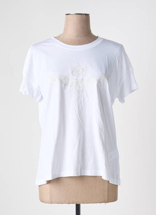 T-shirt blanc AERONAUTICA femme