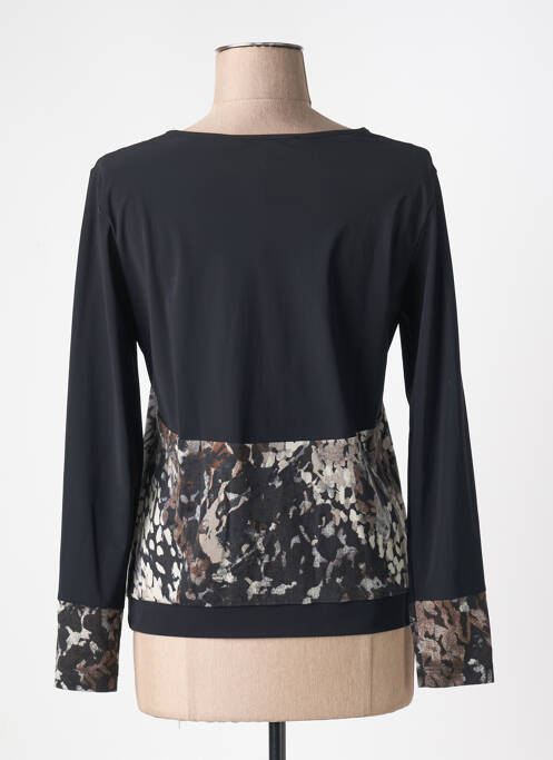 T-shirt noir BLEU BLANC ROUGE femme