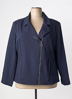 Blazer poches bleu MULTIPLES femme