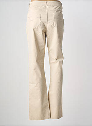 Jeans coupe droite poches beige MULTIPLES femme