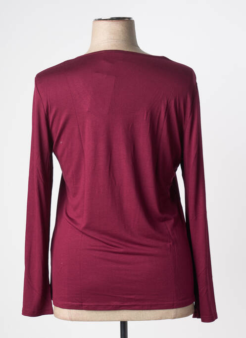 Top coupe cintrée manches longues violet MULTIPLES femme