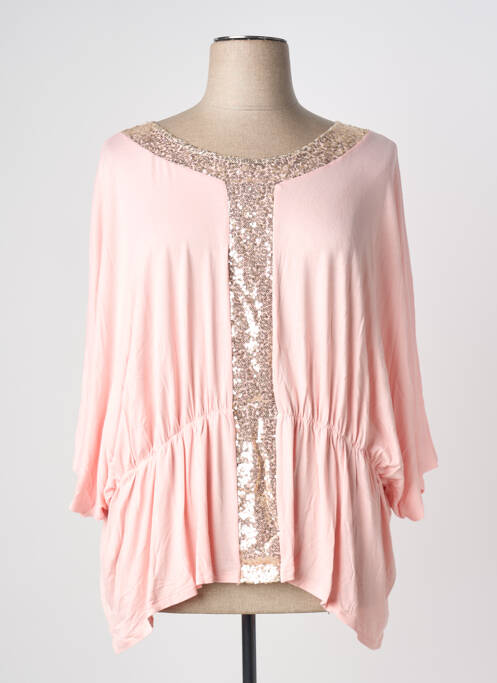 Tunique manches longues rose MULTIPLES femme