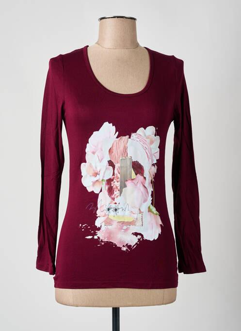 T-shirt manches longues manches longues violet MULTIPLES femme