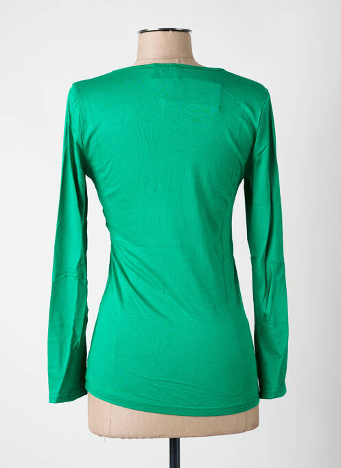 T-shirt manches longues manches longues vert MULTIPLES femme