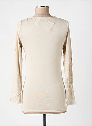 T-shirt manches longues manches longues beige MULTIPLES femme