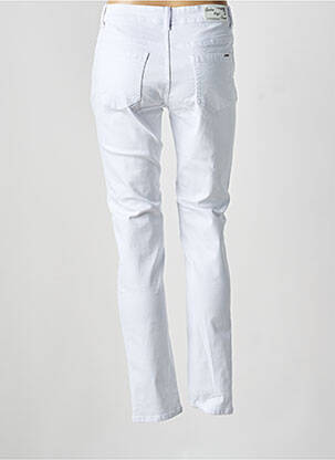 Jeans coupe slim stretch taille normale blanc QUATRE VINGT JOURS femme