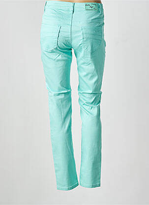 Jeans coupe slim stretch taille normale bleu QUATRE VINGT JOURS femme