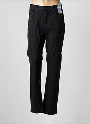 Jeans coupe slim stretch taille normale noir QUATRE VINGT JOURS femme