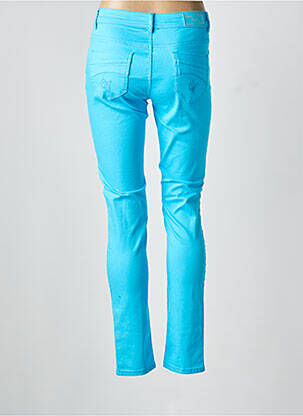 Jeans coupe slim stretch taille normale bleu QUATRE VINGT JOURS femme