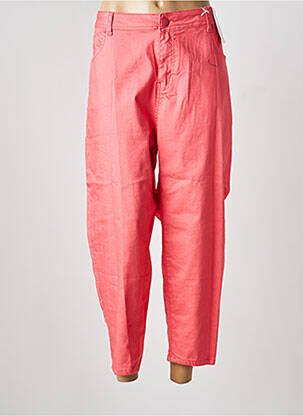 Jeans coupe slim stretch taille normale rose QUATRE VINGT JOURS femme