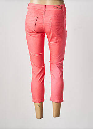 Jeans coupe slim stretch taille normale rose QUATRE VINGT JOURS femme