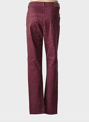 Jeans coupe slim stretch taille normale violet QUATRE VINGT JOURS femme