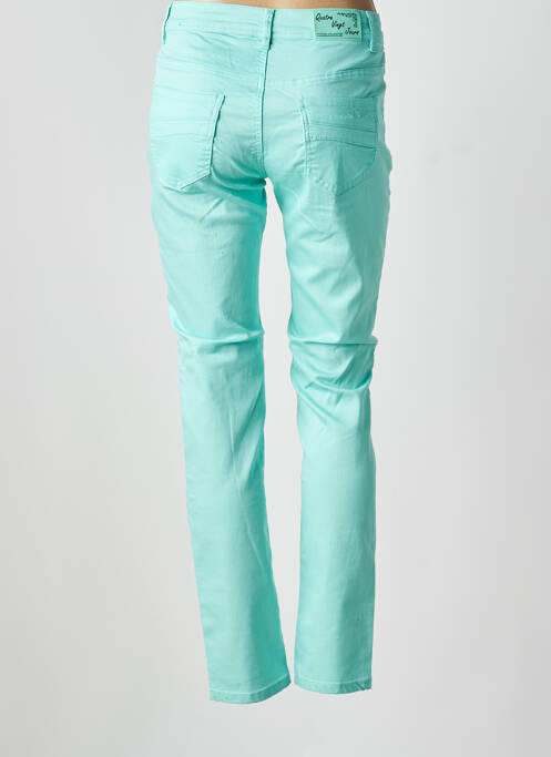 Jeans coupe slim stretch taille normale bleu QUATRE VINGT JOURS femme