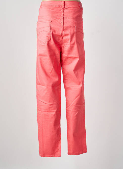 Jeans coupe slim stretch taille normale rose QUATRE VINGT JOURS femme