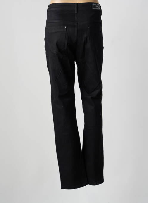 Jeans coupe slim stretch taille normale noir QUATRE VINGT JOURS femme