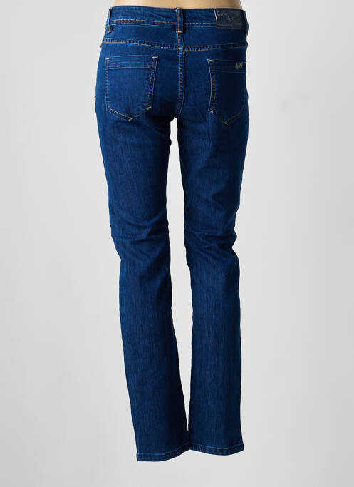 Jeans coupe slim stretch taille normale bleu QUATRE VINGT JOURS femme