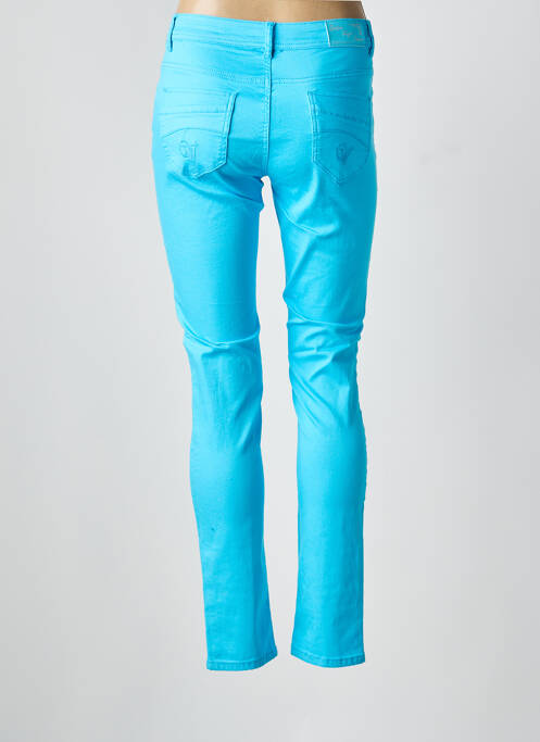 Jeans coupe slim bleu QUATRE VINGT JOURS femme