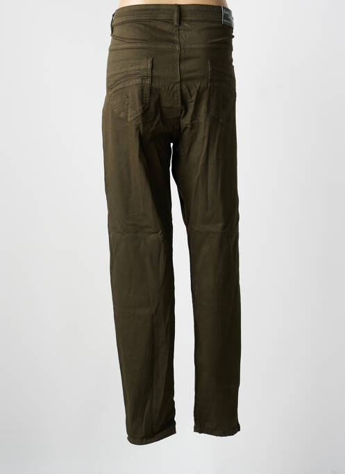 Jeans coupe slim vert QUATRE VINGT JOURS femme