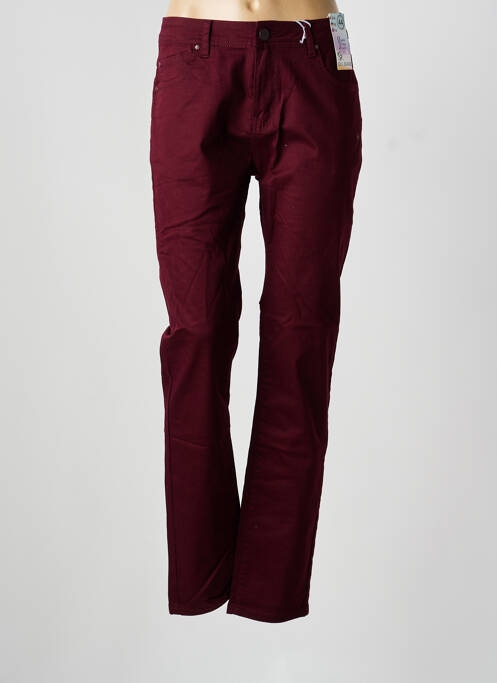 Jeans coupe slim violet QUATRE VINGT JOURS femme