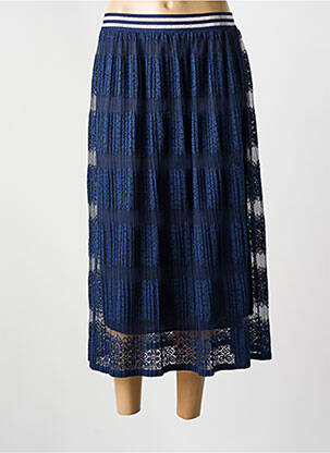 Jupe longue bleu GRIFFON femme